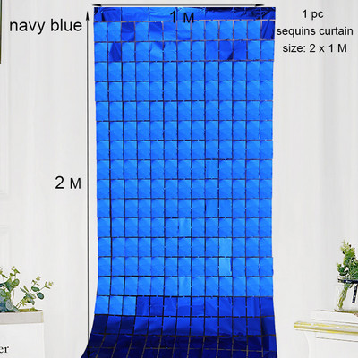 Vakarėlio fonas Kvadratinė Užuolaida Folija Fringe Užuolaida Sienų Dekoras Kūdikių Dušas Blizgučiai Fono Užuolaidos Gimtadienio folija blizgučiai