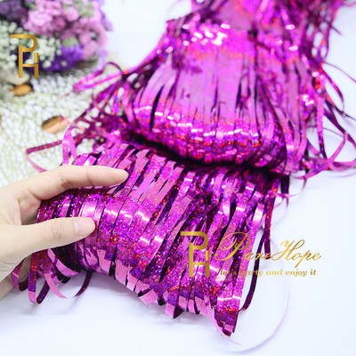 Vakarėlio fonas Kvadratinė Užuolaida Folija Fringe Užuolaida Sienų Dekoras Kūdikių Dušas Blizgučiai Fono Užuolaidos Gimtadienio folija blizgučiai