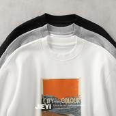 Muška ležerna bluza sa ovalnim izrezom - tri boje