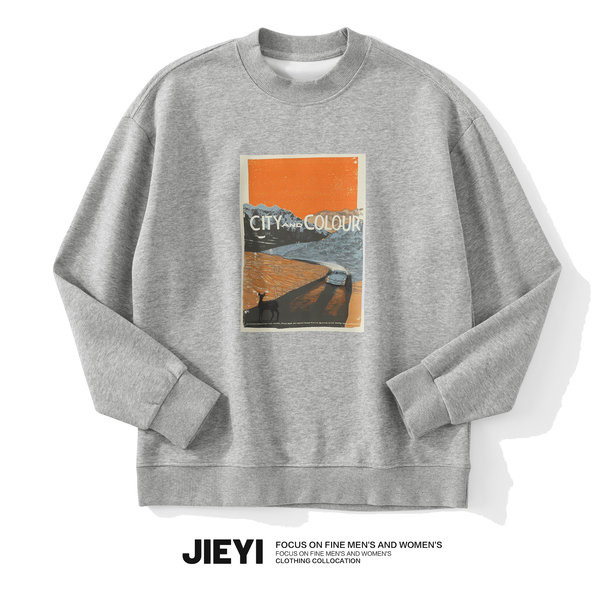 Muška ležerna bluza sa ovalnim izrezom - tri boje