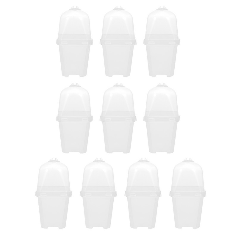Potid Pott Läbipaistev lasteaed kaas Istutusmasin Käivitus Niiskus Kuppel Käivitamine Plastik Taim Aiandus Sukulendid kandikud Alused