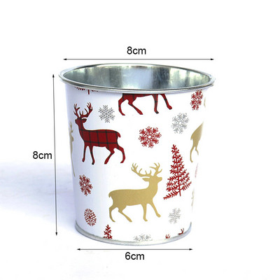 Kreativna božićna višenamjenska željezna boca za vodu i posuda za cvijeće Vrtne posude za cvijeće Djed Božićnjak Sukulentna biljka Posuda za uređenje doma