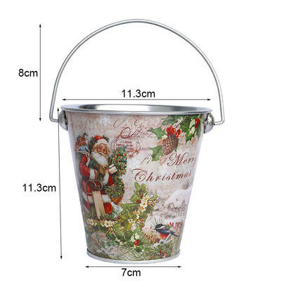 Kreativna božićna višenamjenska željezna boca za vodu i posuda za cvijeće Vrtne posude za cvijeće Djed Božićnjak Sukulentna biljka Posuda za uređenje doma