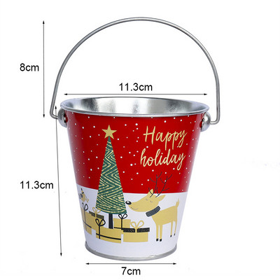 Kreativna božićna višenamjenska željezna boca za vodu i posuda za cvijeće Vrtne posude za cvijeće Djed Božićnjak Sukulentna biljka Posuda za uređenje doma