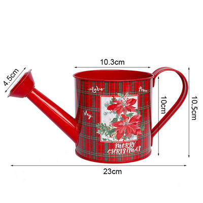Kreativna božićna višenamjenska željezna boca za vodu i posuda za cvijeće Vrtne posude za cvijeće Djed Božićnjak Sukulentna biljka Posuda za uređenje doma