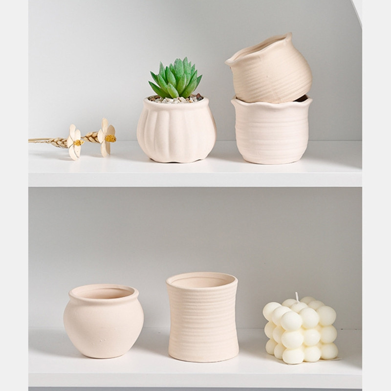 Μικρή κεραμική γλάστρα παχύφυτα Δοχείο λουλουδιών μπονσάι σε γλάστρα για εσωτερική αυλή κήπου Μπαλκόνι για διακόσμηση σπιτιού