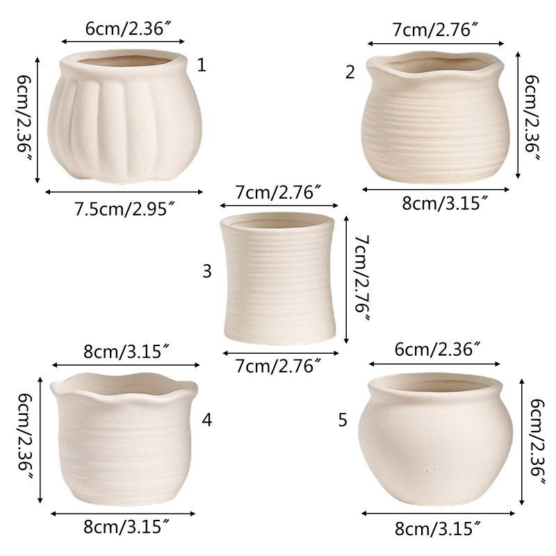 Μικρή κεραμική γλάστρα παχύφυτα Δοχείο λουλουδιών μπονσάι σε γλάστρα για εσωτερική αυλή κήπου Μπαλκόνι για διακόσμηση σπιτιού