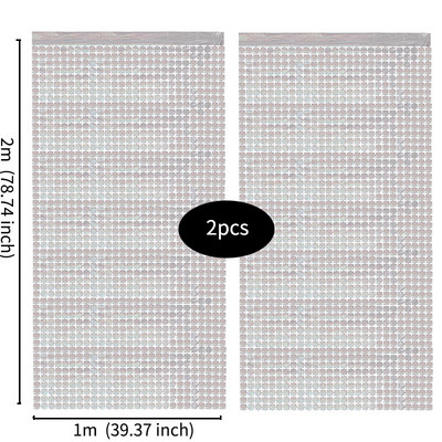 2tk Ruudukujuline taustadekoratsioon Juubeliaasta jõulukaunistus Uusaasta Sünnipäevapeo Dekoratsioon Pulmakardin Bachelorotte Party Fortni