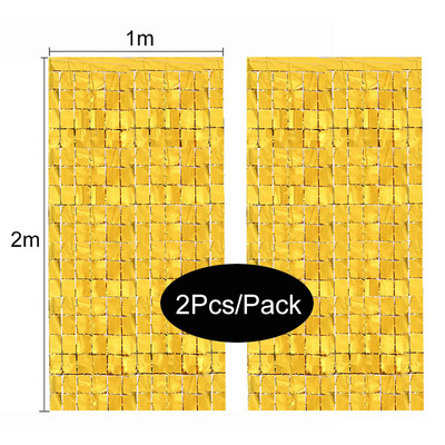 2tk Ruudukujuline taustadekoratsioon Juubeliaasta jõulukaunistus Uusaasta Sünnipäevapeo Dekoratsioon Pulmakardin Bachelorotte Party Fortni