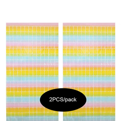 2tk Ruudukujuline taustadekoratsioon Juubeliaasta jõulukaunistus Uusaasta Sünnipäevapeo Dekoratsioon Pulmakardin Bachelorotte Party Fortni