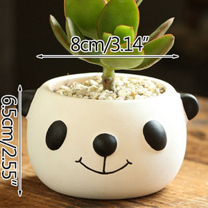 Crtani životinjski lonac za cvijeće Ukras za dom Posao za stolni zaslon Posuda za bonsai Slatki medo Keramičke sukulentne lonce Dekoracije