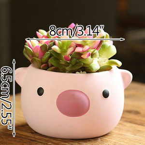 Crtani životinjski lonac za cvijeće Ukras za dom Posao za stolni zaslon Posuda za bonsai Slatki medo Keramičke sukulentne lonce Dekoracije