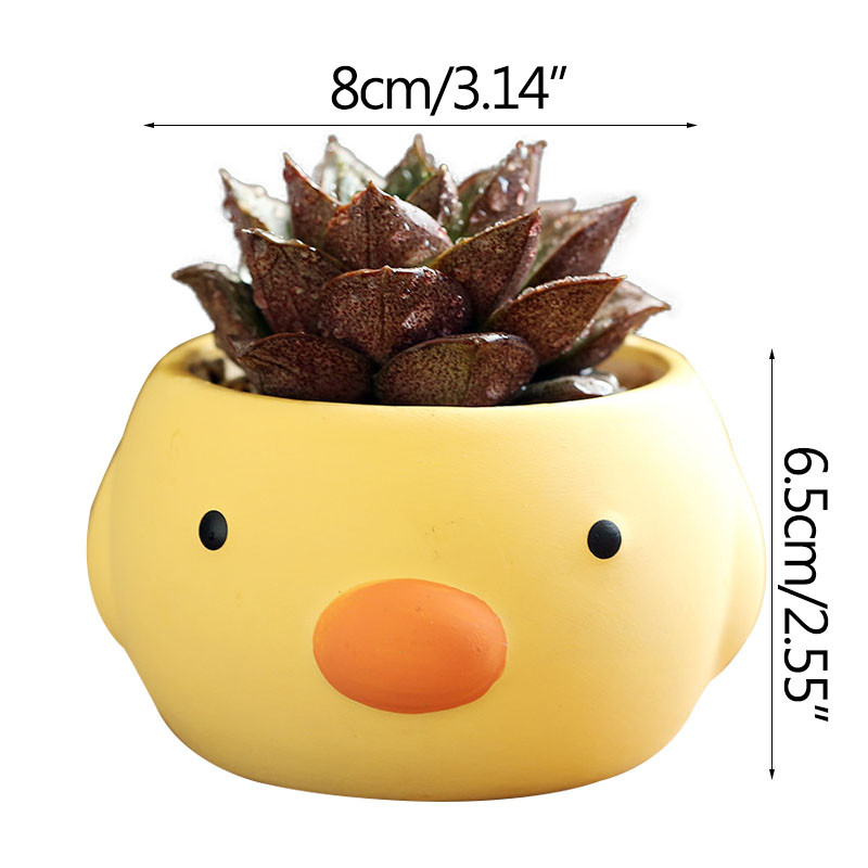 Crtani životinjski lonac za cvijeće Ukras za dom Posao za stolni zaslon Posuda za bonsai Slatki medo Keramičke sukulentne lonce Dekoracije