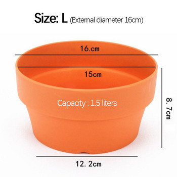 50LB Imitation Terracotta Planter Πλαστική γλάστρα Φύτευσης Δοχεία φυτών Κάκτου Γλάστρες μπονσάι εσωτερικού κήπου με τρύπα αποστράγγισης