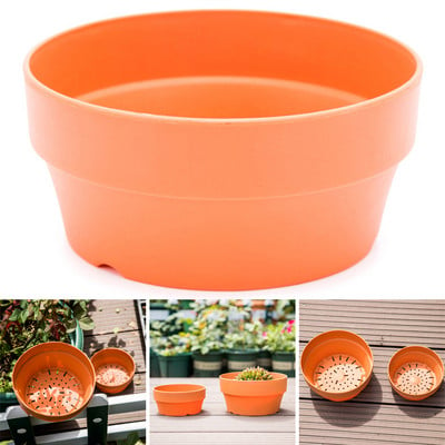 50LB Imitation Terracotta Planter Πλαστική γλάστρα Φύτευσης Δοχεία φυτών Κάκτου Γλάστρες μπονσάι εσωτερικού κήπου με τρύπα αποστράγγισης