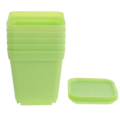 5 tk Mini taime lillepott Ruudu plastist istutusmasin Lasteaed Aialaud Kodukaunistus