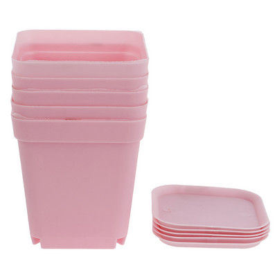 5 tk Mini taime lillepott Ruudu plastist istutusmasin Lasteaed Aialaud Kodukaunistus