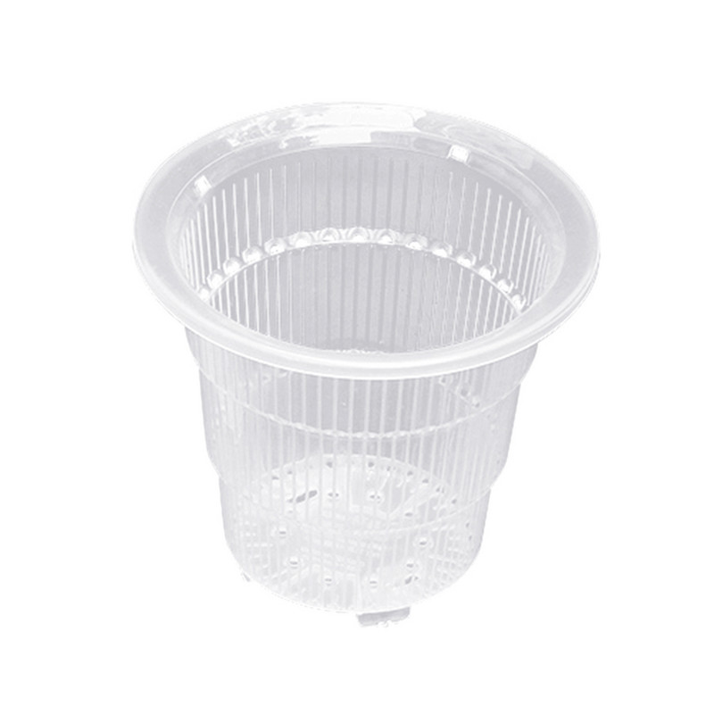 Mrežasta posuda za sadilice za orhideje Plastična prozirna prozračna posuda od smole s otvorima za ventilaciju Dekoracija kućnog vrta