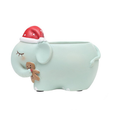 Animacinių filmų dervos gėlių vazonas Mielas briedžio triušio gyvūno formos sultingas gėlių vazonas Namų sodininkystė Sultingas sodintuvas vazoninis vazonas