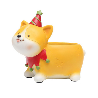 Animacinių filmų dervos gėlių vazonas Mielas briedžio triušio gyvūno formos sultingas gėlių vazonas Namų sodininkystė Sultingas sodintuvas vazoninis vazonas