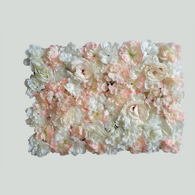 Dirbtinių gėlių sienų plokštės 16 x 24 colių gėlių sienų kilimėlis šilko rožių gėlių plokštės, skirtos vestuvių sienų namų dekoravimui