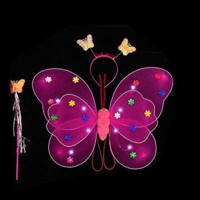 Drugelio blizgučiai sparneliai žėrintis tinklinis tutu sijonas švytintis vakarėlis merginoms 1-ojo 2-ojo gimtadienio vakarėlio puošmena Little Fairy Baby Shower