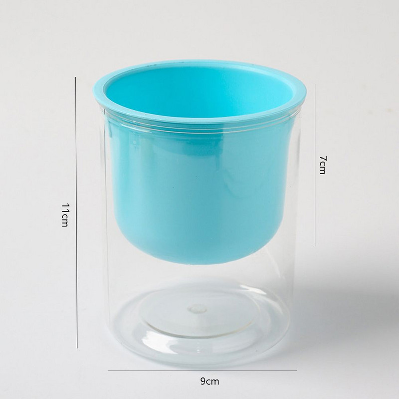 La Suculente Macaron Culoare Transparentă Creativitate Ghiveci Plante în ghiveci Rășină cu absorbție automată a apei