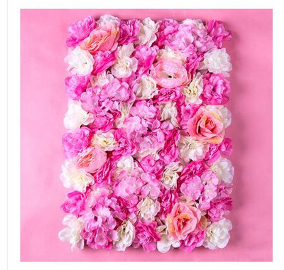 60x40cm Τεχνητό λουλούδι διακόσμηση τοίχου Δρόμος Μόλυβδος Ορτανσία Παιώνια Τριαντάφυλλο Σαλόνι Γάμου Αψίδα Περίπτερο Γωνίες ντεκόρ floral