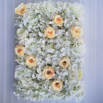 60x40cm Τεχνητό λουλούδι διακόσμηση τοίχου Δρόμος Μόλυβδος Ορτανσία Παιώνια Τριαντάφυλλο Σαλόνι Γάμου Αψίδα Περίπτερο Γωνίες ντεκόρ floral