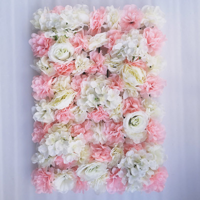 60x40cm Τεχνητό λουλούδι διακόσμηση τοίχου Δρόμος Μόλυβδος Ορτανσία Παιώνια Τριαντάφυλλο Σαλόνι Γάμου Αψίδα Περίπτερο Γωνίες ντεκόρ floral