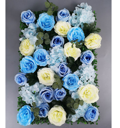 60x40cm Τεχνητό λουλούδι διακόσμηση τοίχου Δρόμος Μόλυβδος Ορτανσία Παιώνια Τριαντάφυλλο Σαλόνι Γάμου Αψίδα Περίπτερο Γωνίες ντεκόρ floral