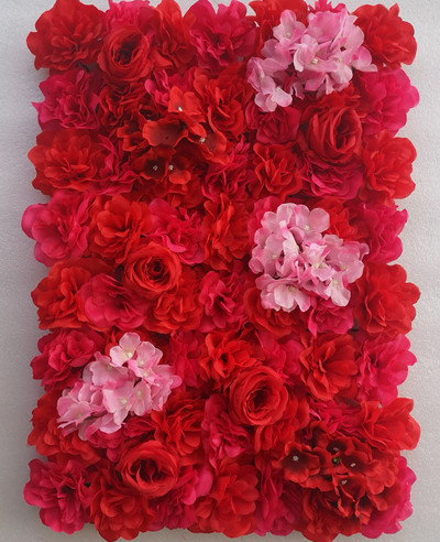 60x40cm Τεχνητό λουλούδι διακόσμηση τοίχου Δρόμος Μόλυβδος Ορτανσία Παιώνια Τριαντάφυλλο Σαλόνι Γάμου Αψίδα Περίπτερο Γωνίες ντεκόρ floral