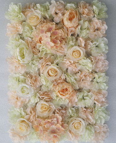 60x40cm Τεχνητό λουλούδι διακόσμηση τοίχου Δρόμος Μόλυβδος Ορτανσία Παιώνια Τριαντάφυλλο Σαλόνι Γάμου Αψίδα Περίπτερο Γωνίες ντεκόρ floral