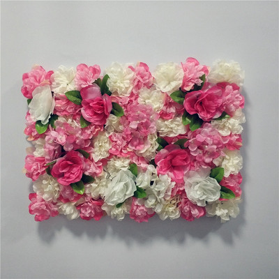 Siidroosililledega seinapaneelid Kunstlilled pulmadeks Baby Shower Sünnipäevapeo fotograafia Taust Kodukaunistus 60X40cm