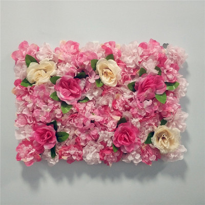 Siidroosililledega seinapaneelid Kunstlilled pulmadeks Baby Shower Sünnipäevapeo fotograafia Taust Kodukaunistus 60X40cm