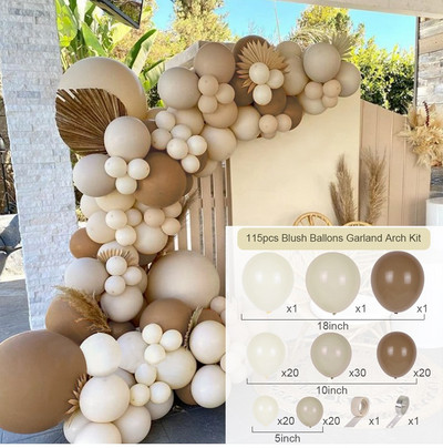 Drugelio balionas Girliandos arkos rinkinys Gimtadienio vakarėlio dekoravimas Vaikams Vestuvių Gimtadienis Merginos dekoras Kūdikių dušas Latekso balionas