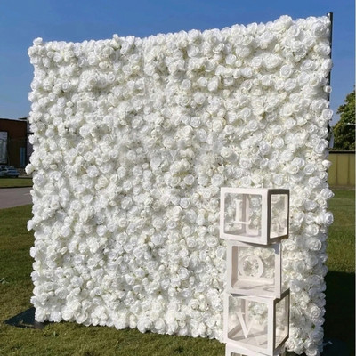 40x30cm Διακοσμητικό τριαντάφυλλο τεχνητό λουλούδι Διακόσμηση πάνελ τοίχου σκηνικό Γαμήλιο πάρτι Γενέθλια Διάταξη σκηνής καταστήματος Προσαρμόσιμη