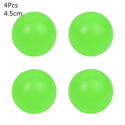 1/2/4 buc. Minge de perete luminoasă, lipicioasă, pentru petrecere, fluorescență, strălucitoare, minge de stres, decor acasă, cadou pentru copii, jucărie pentru anxietate, care strălucește în întuneric