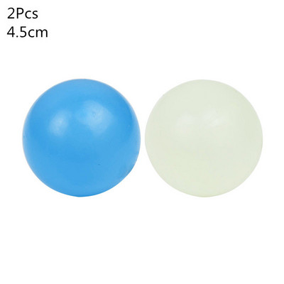 1/2/4 buc. Minge de perete luminoasă, lipicioasă, pentru petrecere, fluorescență, strălucitoare, minge de stres, decor acasă, cadou pentru copii, jucărie pentru anxietate, care strălucește în întuneric