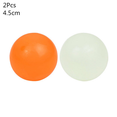 1/2/4 buc. Minge de perete luminoasă, lipicioasă, pentru petrecere, fluorescență, strălucitoare, minge de stres, decor acasă, cadou pentru copii, jucărie pentru anxietate, care strălucește în întuneric