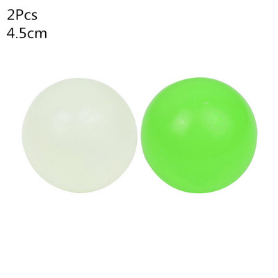 1/2/4 buc. Minge de perete luminoasă, lipicioasă, pentru petrecere, fluorescență, strălucitoare, minge de stres, decor acasă, cadou pentru copii, jucărie pentru anxietate, care strălucește în întuneric