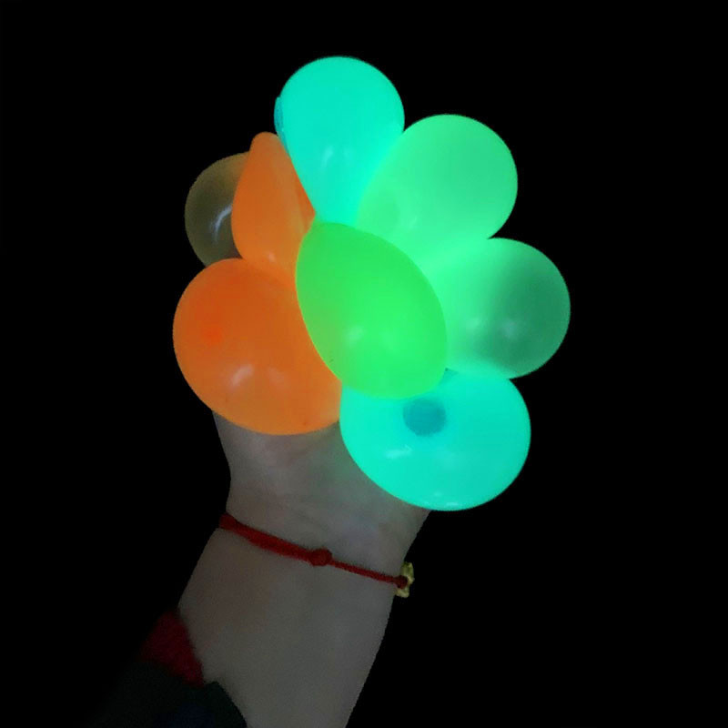 1/2/4 buc. Minge de perete luminoasă, lipicioasă, pentru petrecere, fluorescență, strălucitoare, minge de stres, decor acasă, cadou pentru copii, jucărie pentru anxietate, care strălucește în întuneric