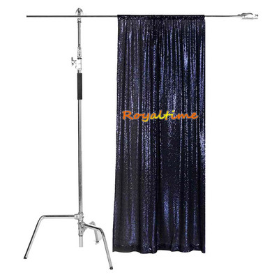 Royaltime Photo Booth Backdrop γενεθλίων Γυαλιστερό χρυσό φόντο γάμου Κουρτίνα διακόσμηση πάρτι -M191125