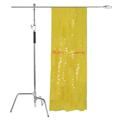 Royaltime Photo Booth Backdrop γενεθλίων Γυαλιστερό χρυσό φόντο γάμου Κουρτίνα διακόσμηση πάρτι -M191125