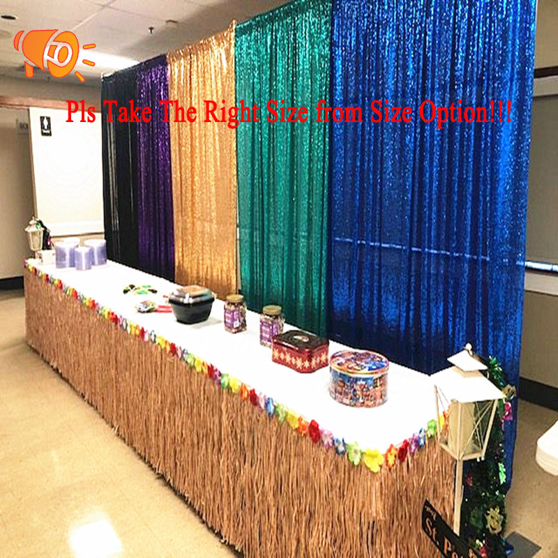 Royaltime Photo Booth Backdrop γενεθλίων Γυαλιστερό χρυσό φόντο γάμου Κουρτίνα διακόσμηση πάρτι -M191125