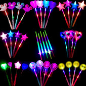 1 buc. Stick de lumină fluorescent pentru decorațiuni de petrecere Baghetă magică zână Fată luminoasă Fericită Rechizite pentru petrecerea de aniversare Să strălucim Cadou pentru copii