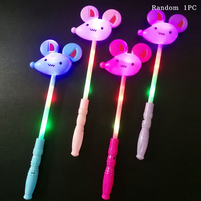 1 buc. Stick de lumină fluorescent pentru decorațiuni de petrecere Baghetă magică zână Fată luminoasă Fericită Rechizite pentru petrecerea de aniversare Să strălucim Cadou pentru copii