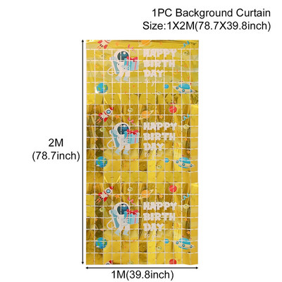 Peo taustakardinad Säravad Must Kuld Tinsel Fringe Fooliumkardina Taust Palju õnne sünnipäevaks Kaunistus Täiskasvanute aastapäev