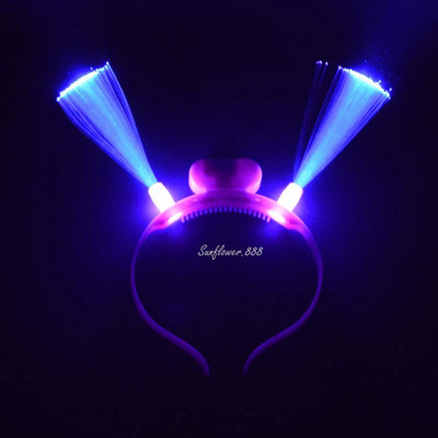 1 kom, djeca, odrasli, LED tijara, kruna, svjetiljka za uho, traka za glavu, cvjetni vijenac, neonska zabava, gumica za kosu, vjenčanje, rođendanski dar Božićni Navidad