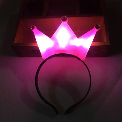 1 kom, djeca, odrasli, LED tijara, kruna, svjetiljka za uho, traka za glavu, cvjetni vijenac, neonska zabava, gumica za kosu, vjenčanje, rođendanski dar Božićni Navidad